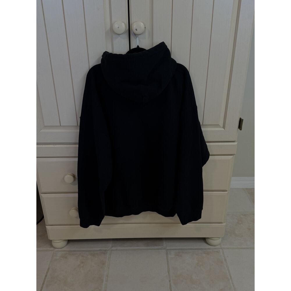 Black with Purple Paranormal Graphic on Gildan Hoodie Size 2XL - Picture 6 of 6